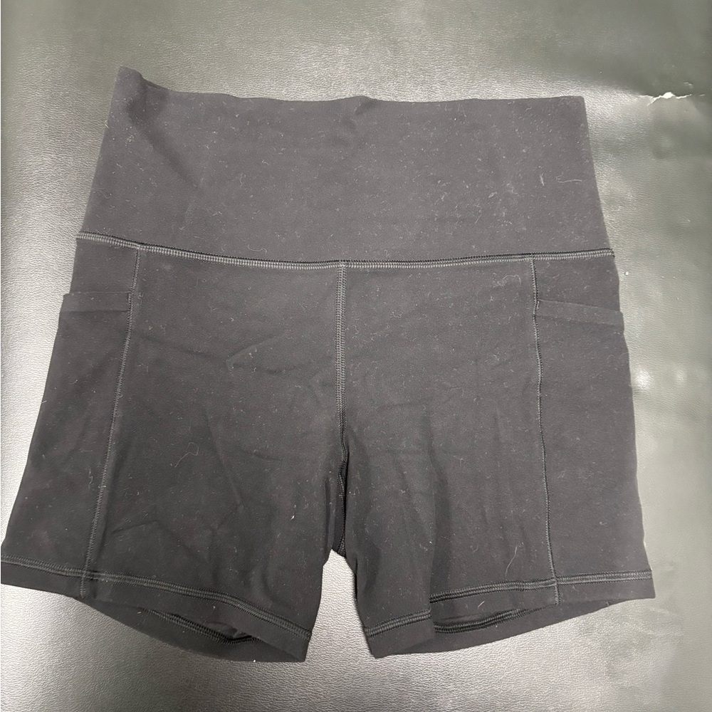 Athleta Women's High-Waisted Black Shorts